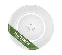 Gemroom Piatto girevole per microonde da 400 mm, compatibile con Kitchen Aid 461967721091 8205676 4375405, piastra di ricambio in vetro da 400 mm per microonde Whirlpool W11373838 W10832238 W11340343