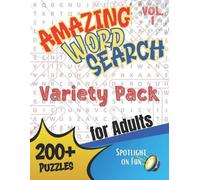 Gems Press Amazing Word Search for Adults Variety Pack Vol. 1 (Tascabile)