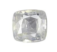 GEMS RIVER Zaffiro bianco di Ceylon da 5,25 ratti e certificato Pukhraj Lab Sri Lanka, pietra preziosa sfusa naturale, pietra preziosa, zaffiro bianco, Pietra preziosa, Zaffiro bianco