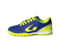 GEMS Scarpa TORNEO X JR, Sneaker, Blu/GIALLOFLUO/Grigio, 37 EU