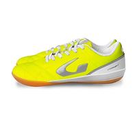 GEMS TORNEO X in, Sneaker Unisex-Adulto, Giallo Fluo Bianco Grigio, 42 EU