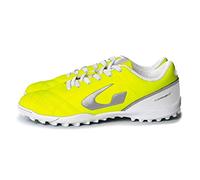 GEMS TORNEO X, Sneaker Unisex-Adulto, Giallo Fluo Bianco Grigio, 45 EU