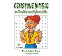 Gemstone Jumble: Word Search Fun Inspired by Jewelry Making: 6x9 Inch | 55 Puzzles | 110 Pages | Easy to Read