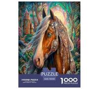 Gemstone War Horse Jigsaw Puzzle,1000 Pezzi Classici, Per Adulti E Bambini A Partire Da 12 Anni Giochi Educativi Giocattoli Perfetto Per Appassionati Di Esperti - Decorazione Della Casa 70x50cm/1000p