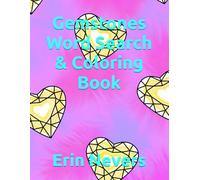 Gemstones Word Search & Coloring Book