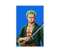 GEMTOFNMA One Piece Zoro's Green - Samurai dai capelli stile contemporaneo, poster artistico decorativo da appendere, 40 x 60 cm