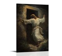GEMTOFNMA Poster decorativo da appendere alla parete con l'alba della resurrezione - Cristo emergente dalla tomba - poster decorativo da appendere (30 x 45 cm)