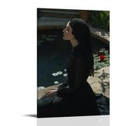 GEMTOFNMA Poster decorativo da appendere con Mary Sits Beside A Pool Where Sins Float Like Ink, Her Reflection Untouched by Shadow. Poster artistico decorativo da appendere in stile contemporaneo, 40