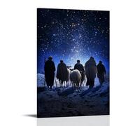 GEMTOFNMA Poster decorativo da appendere con scritta in lingua inglese "The Shepherds Don't Speak, for The Stars Already Said Everything Worth Saying", 20 x 30 cm