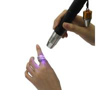 gemtrue Torcia 4 in 1 Gem - Giallo, Bianco, Luce UV365 e UV395 - Torcia ricaricabile per ispezione di diamanti e pietre preziose - Strumento di valutazione dei gioielli ad alta precisione