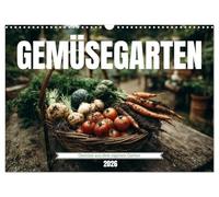 Gemüsegarten - Gemüse aus dem eigenen Garten (Wandkalender 2026 DIN A3 quer), CALVENDO Monatskalender: Selbstversorgung und Gartenglück: Frisches ... von Tomaten, Karotten, Zucchini und mehr