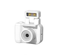 Gen.2 Mini Retro Keychain Camera, Pocket-Sized Fun with Vintage Flair, mini retro snap-1080p HD Mini Retro Camera Micro DV/Camcorder With Led Flash Light (16G,White)