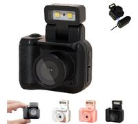 Gen.2 Mini Retro Keychain Camera - Pocket-Sized Fun with Vintage Flair, Portable Point Mini Camera with 6 Filters, 2025 New 64g HD Cameras for Travel. (No card,Black)