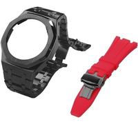 Gen 5 Metal Watch Case Fehel Strap+Fluororber Watch Band Set , per GA2100 GA2110 GAB2100 GM2100 MOD kit per orologio pieno