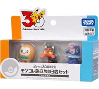 GEN 6 Pokémon 30th Anniversary Takara Tomy Figures Chespin Fennekin Froakie