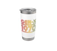Gen X 1970 | Retrò Bicchiere termico in acciaio inox doppia parete