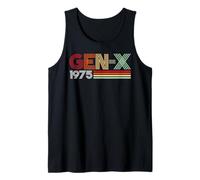 Gen X 1975 Retro Generation Xer Vintage Text Style Canotta