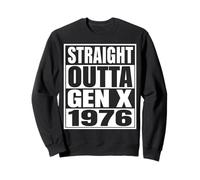 Gen X 1976 Retro Vintage Divertente Generazione X Compleanno Felpa