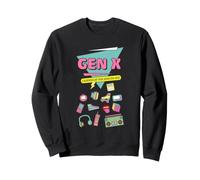 Gen X Analog Age Nostalgia 1965-1980 Retro X Generation Felpa