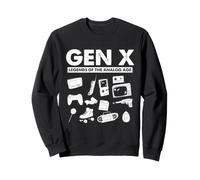 Gen X Analog Age Nostalgia 1965-1980 Retro X Generation Felpa