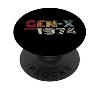 Gen-X dal 1974 Retro Vintage Generation X Look PopSockets PopGrip Adesivo