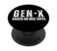 Gen-X, divertente camicia con nastri misti, vintage Generation X adulti PopSockets PopGrip Adesivo