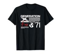 Gen X FAFO Gen X Generazione Gen Xer Nato 1971 Retro Vintage Maglietta