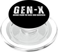 Gen-X ha bevuto dal tubo, Vintage Generation X Adulti PopSockets PopGrip per MagSafe