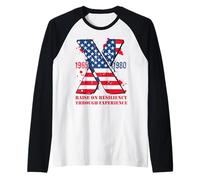 Gen X La Generazione Feral Aumenta la resilienza per Esperienza Maglia con Maniche Raglan