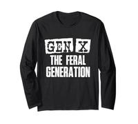 Gen X La Generazione Feral - Generazione X Gen Xer Nostalgia Maglia a Manica