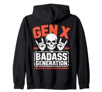 Gen X La Generazione tosta Prima della Nascita di Sissie Felpa con Cappuccio