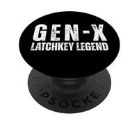 Gen-X Latchkey Legend, Funny Retro 80s 90s per Generation X PopSockets PopGrip Adesivo