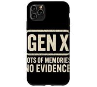 Gen X Lots Of Memories Nostalgia Retrò Generazione X Anni 80 Custodia per iPhone 11 Pro Max