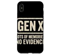 Gen X Lots Of Memories Nostalgia Retrò Generazione X Anni 80 Custodia per iPhone XS Max