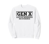Gen X Molti ricordi Nessuna Prova Felpa