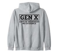 Gen X Molti ricordi Nessuna Prova Felpa con Cappuccio