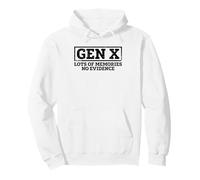 Gen X Molti ricordi Nessuna Prova Felpa con Cappuccio