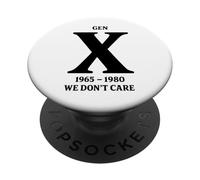 Gen X Non ci interessa la filosofia dell'apatia PopSockets PopGrip Adesivo