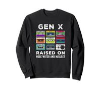 Gen X Retro Cassette Mixtape Funny Nostalgic Women Men Felpa