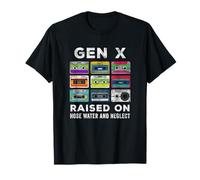 Gen X Retro Cassette Mixtape Funny Nostalgic Women Men Maglietta