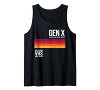 Gen X Retro Cassette Video Funny Nostalgic Women Men Canotta