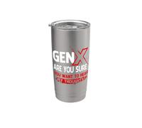 Gen X Sei sicuro di voler sentire i miei pensieri Generation X Bicchiere termico in acciaio inox doppia parete