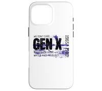 Gen X sollevato sul tubo dell'acqua e negligenza Non ci interessa la grafica Custodia per iPhone 16 Pro Max