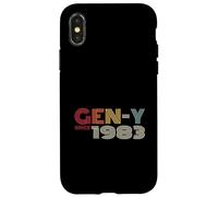 Gen-Y dal 1983 Retro Vintage Generation Y Look Custodia per iPhone X/XS