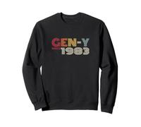 Gen-Y dal 1983 Retro Vintage Generation Y Look Felpa