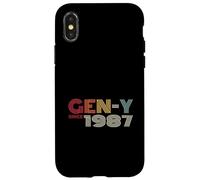 Gen-Y dal 1987 Retro Vintage Generation Y Look Custodia per iPhone X/XS