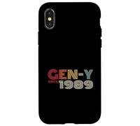 Gen-Y dal 1989 Retro Vintage Generation Y Look Custodia per iPhone X/XS