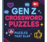 Gen Z Crossword Puzzles: 50 fun and modern Pop Culture - themed Large Print