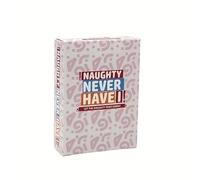 GEN:ZAI Gioco di carte Naughty Never Have I Ever - Divertente gioco di feste per adulti per coppie, amici, serate di gioco e giochi di bevute - 100 suggerimenti divertenti e impertinenti - Ottimo
