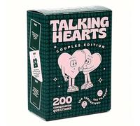 GEN:ZAI Talking Hearts - Gioco di editing per coppie, 200 domande premurose e giocose, appuntamento notturno, San Valentino, connessione più profonda